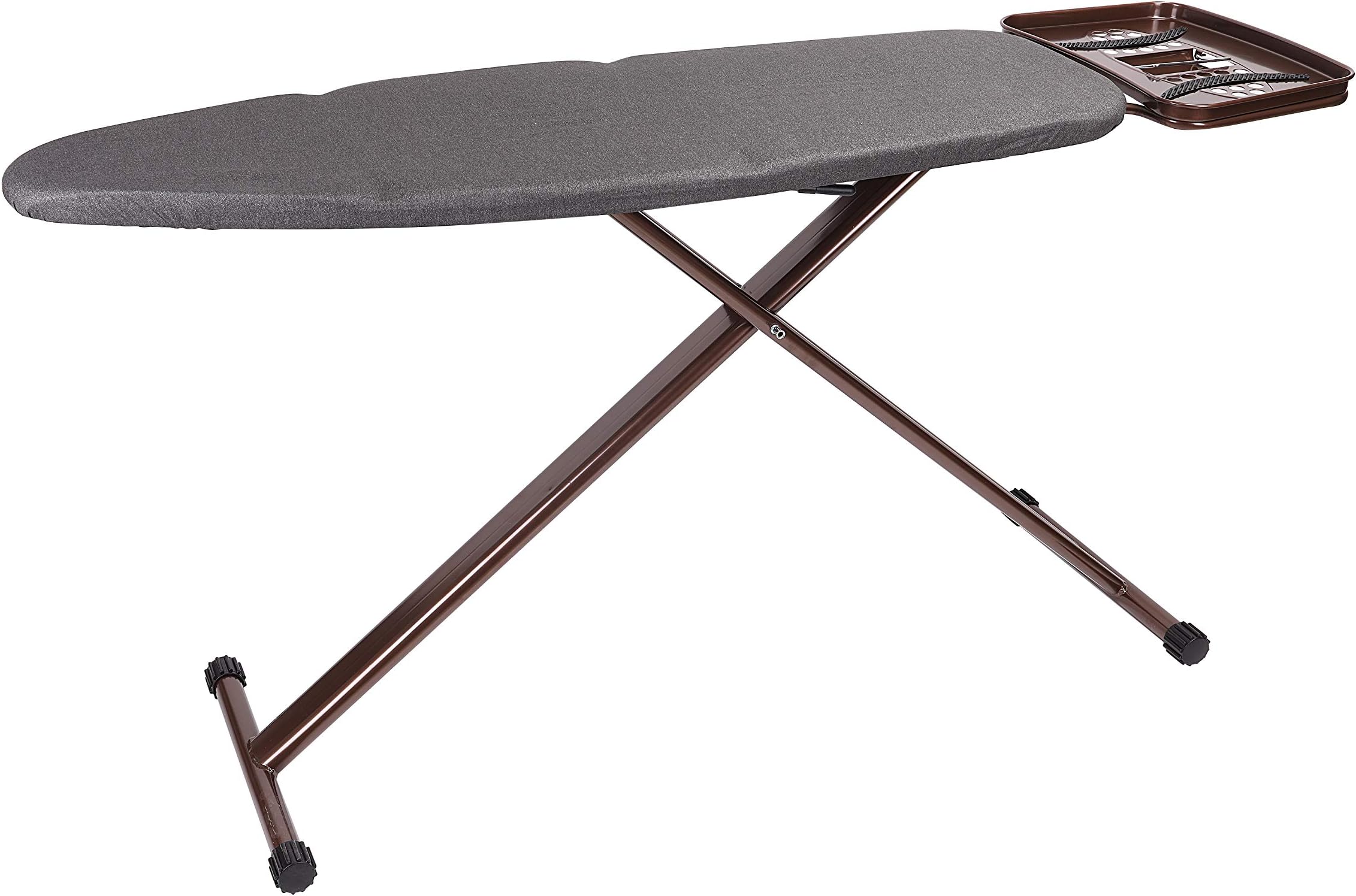 Mesh Ironing Board (43X153X96CM) with Steam Iron Rest, Heat Resistant, Contemporary Lightweight Iron Board with Adjustable Height and Lock System