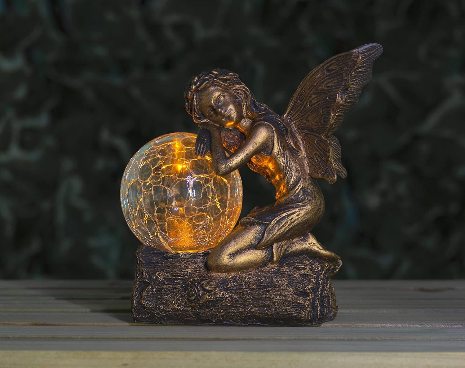 Garden Mile Solar Outdoor Fairy Light Statue