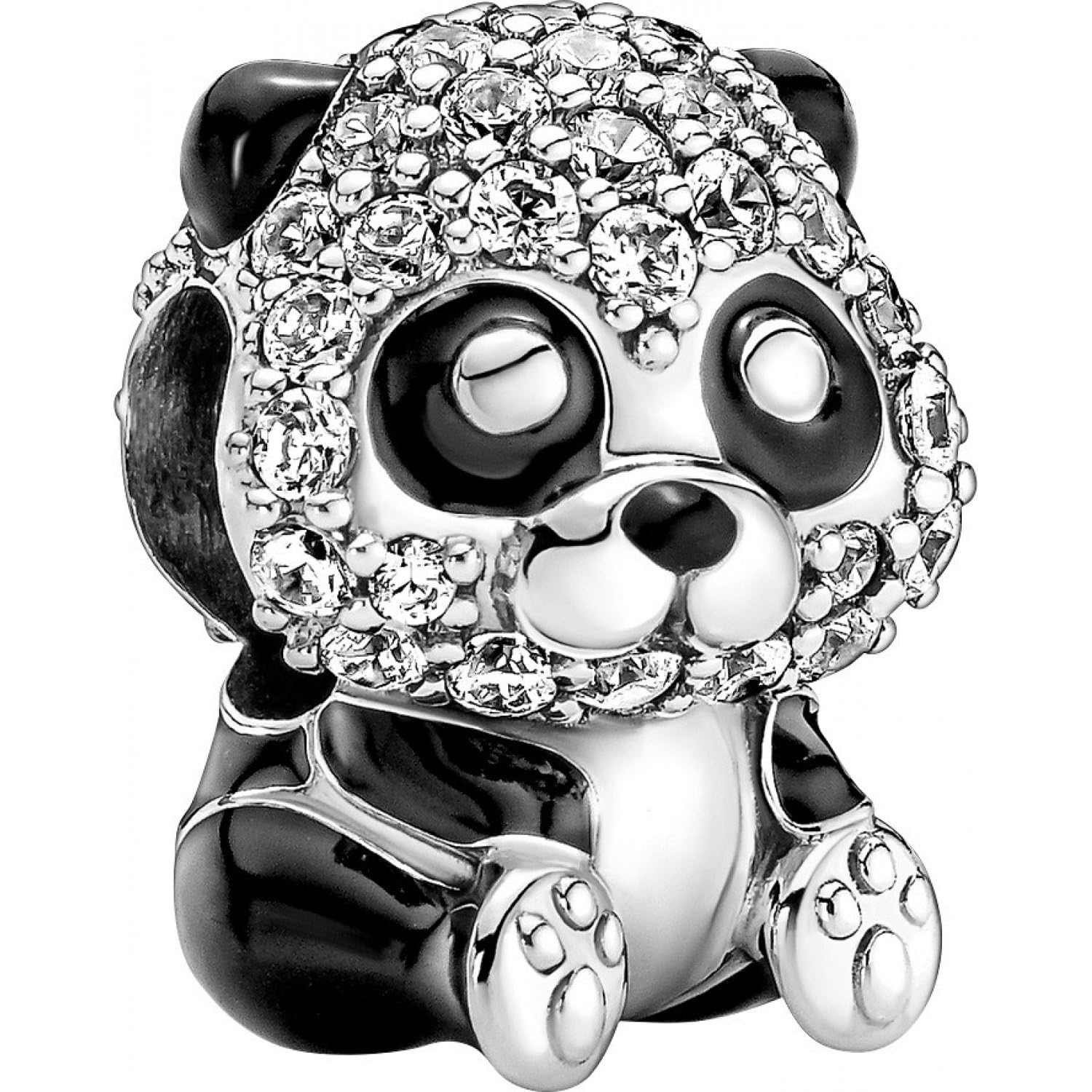 Amazon | PANDORA 790771C01 キラキラかわいいパンダチャーム