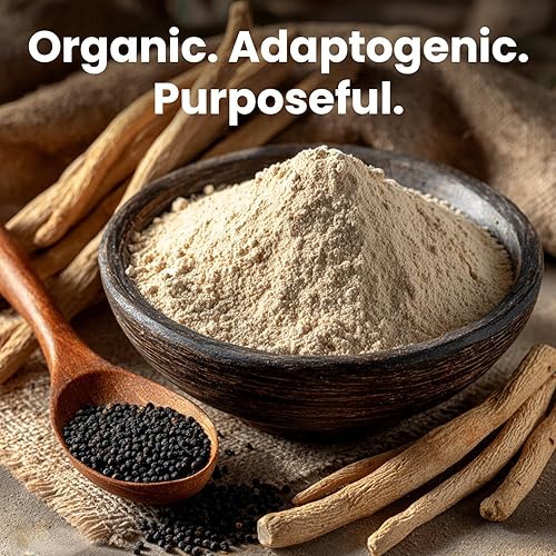 Miniatura 8 de Cápsulas 6 en 1 de Ashwagandha de raíz de maca orgánica de 1710 mg con DHEA y extracto de fruta de pimienta negra para mujeres y hombres, suplemento