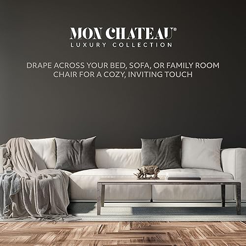 Miniatura 5 de Manta de franela reversible ultrasuave de gran tamaño para sofá, sofá o cama de tamaño Queen, manta suave y acogedora para dormir o decoración del