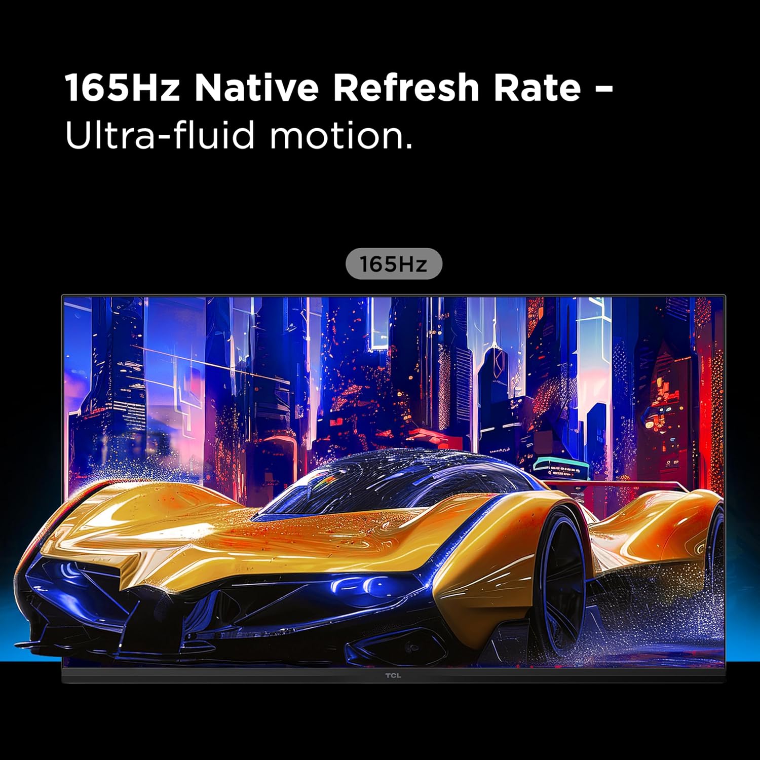 Image demonstrating smooth motion at 165Hz refresh rate