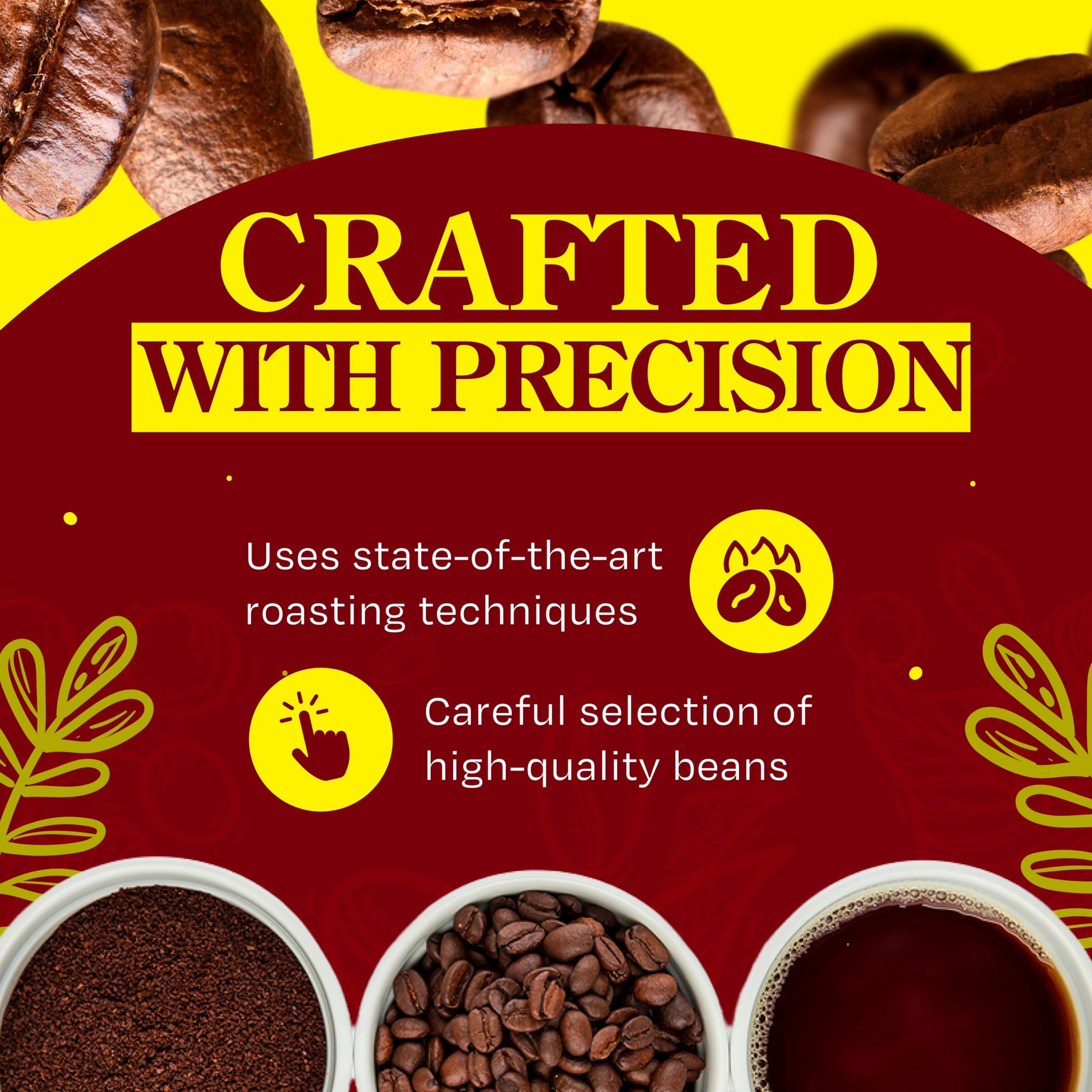 El Coqu Dark Roast Espresso Ground Coffee Rich Ground Coffee Authentic Puerto Rican Style Coffee Vacuum Sealed Ground — view 3