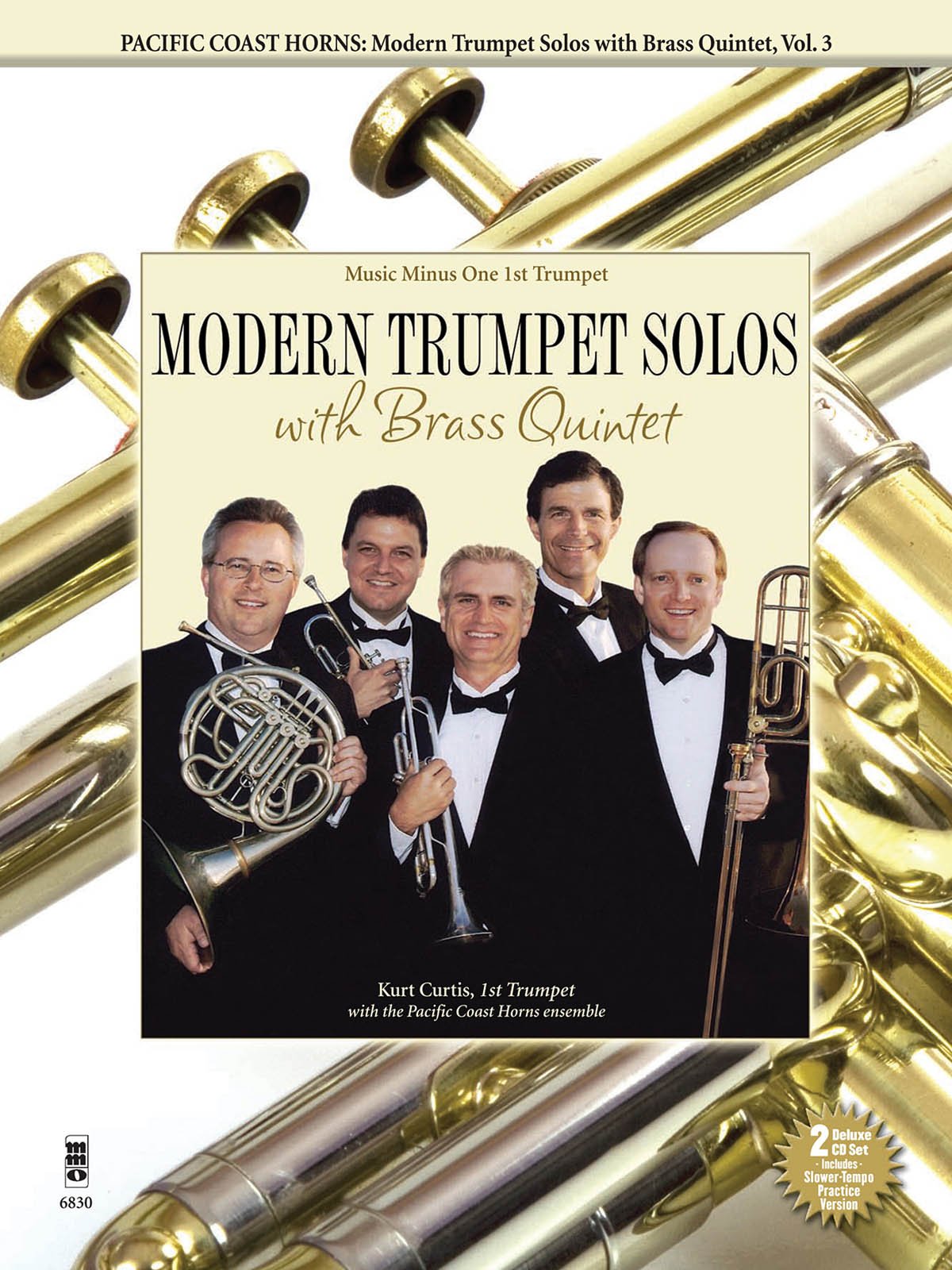 Modern Trumpet Solos With Brass Quintet recueil de partitions pour trompette