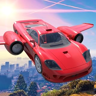 jogo de simulador de condução de carro esportivo voador 2023: acrobacias extremas de corrida de carro voador - jogo de aventura de missão de estacionamento para crianças