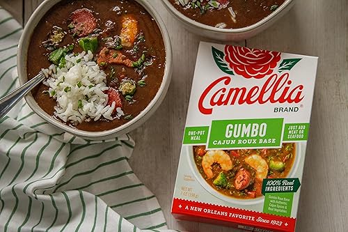 Miniatura 2 de Camellia Brand Base Gumbo Cajun Roux, sabor auténtico de Luisiana (paquete de 4)