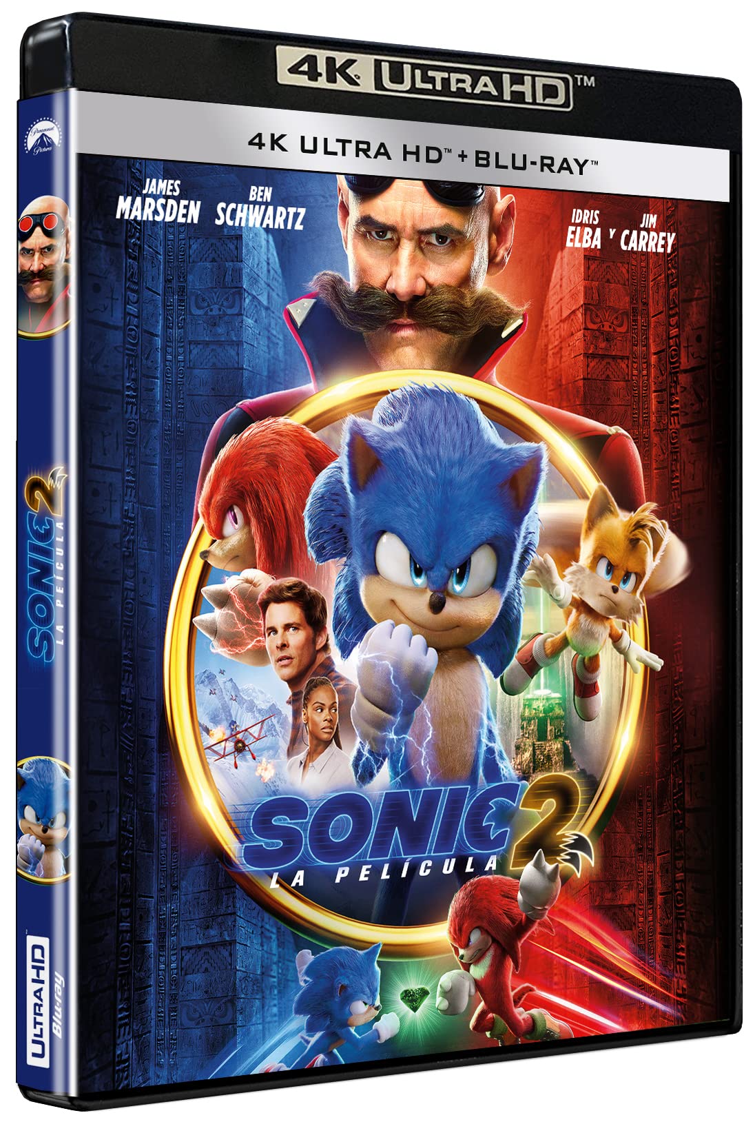 Sonic 2 - La Película en 4K UHD et Blu-ray pour votre home cinéma
