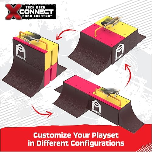 Miniatura 3 de TECH DECK, Vert Wall 2.0, X-Connect Park Creator, juego de rampas personalizables y construibles con diapasón exclusivo, juguete para niños y niñas