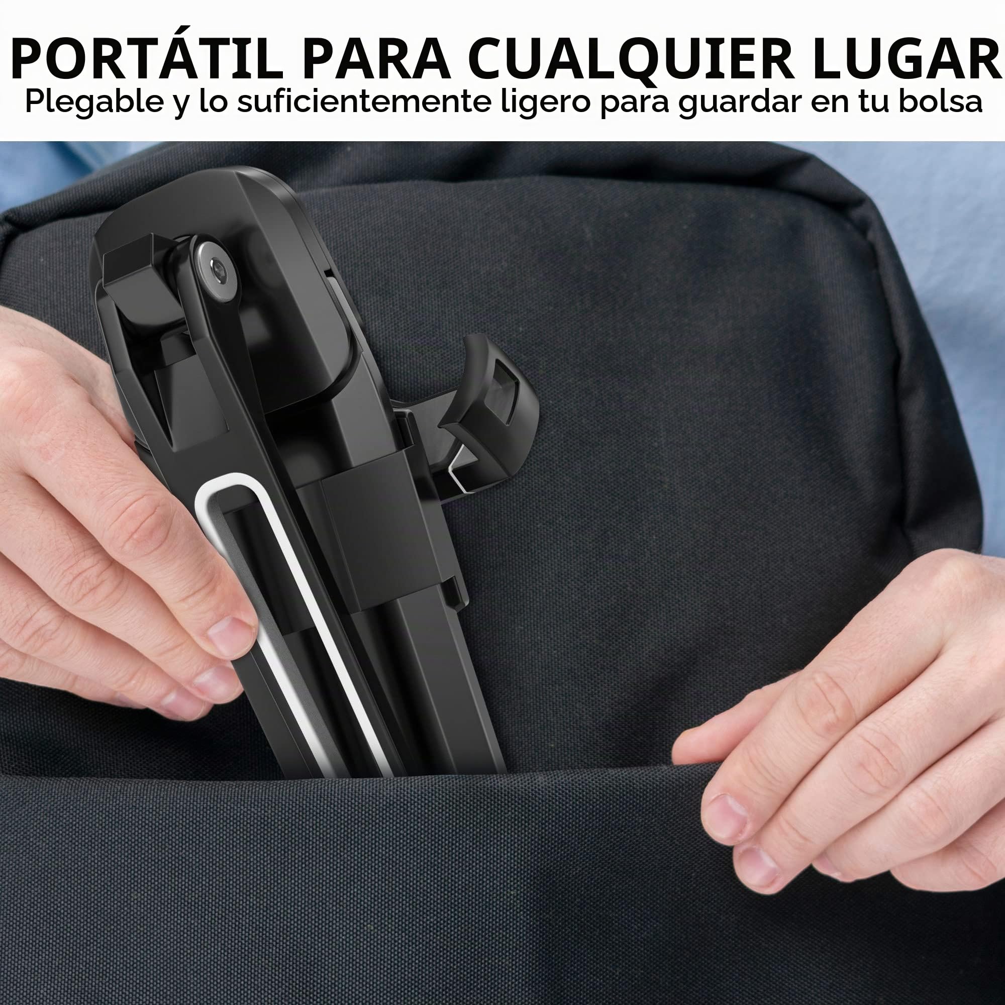 AboveTEK Soporte de Pared para Tablet iPad 3 en 1 - Compatible con iPad de 4.7" a 13.5", Mini, Air, Surface Pro, Móvil - Soporte para Cocina y Mostrador - Negro (Negro)