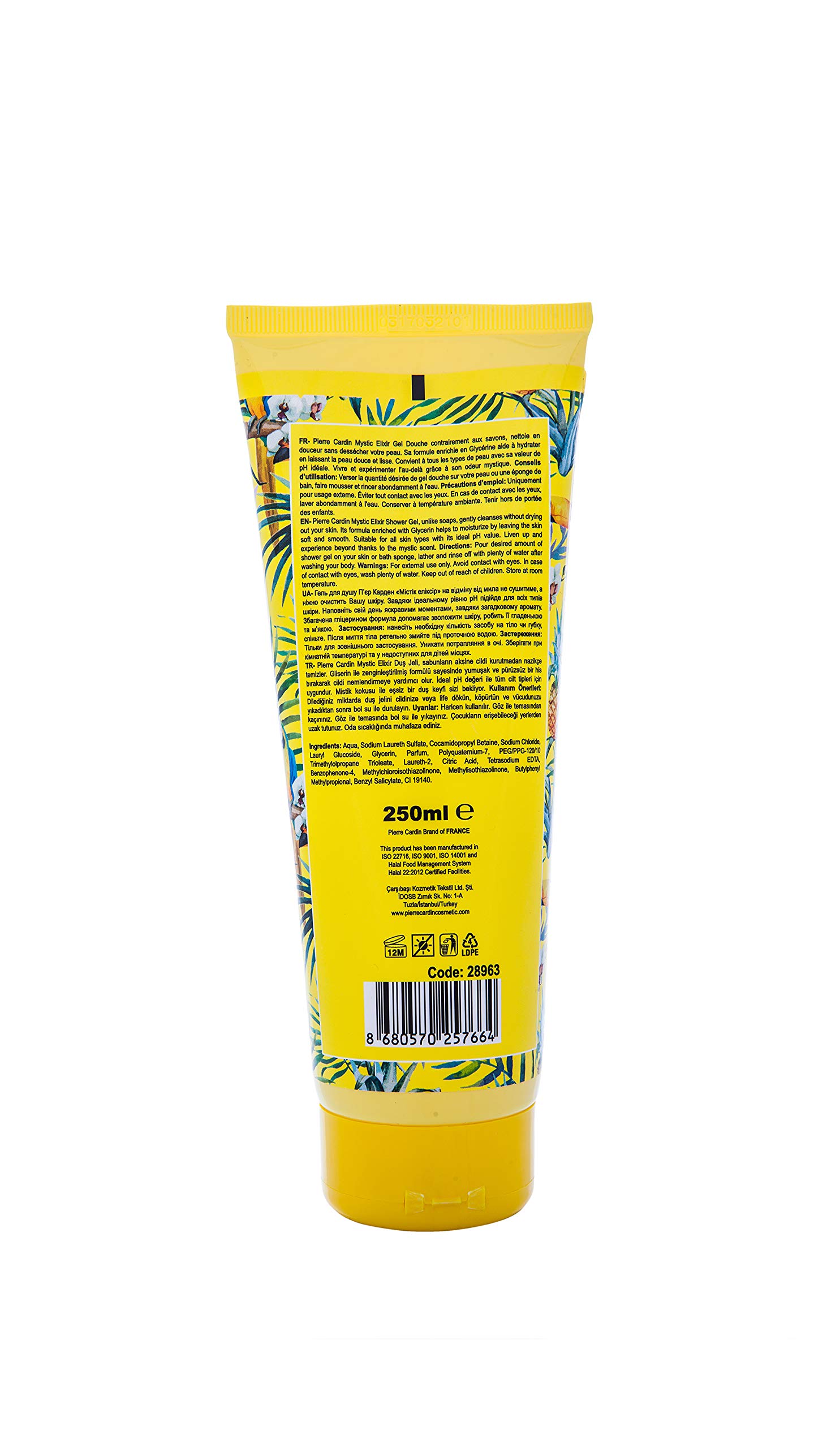 Pierre Cardin Mistik Kokulu E Vitaminli pH Dengeli Canlandırıcı Duş Jeli (250 ml)