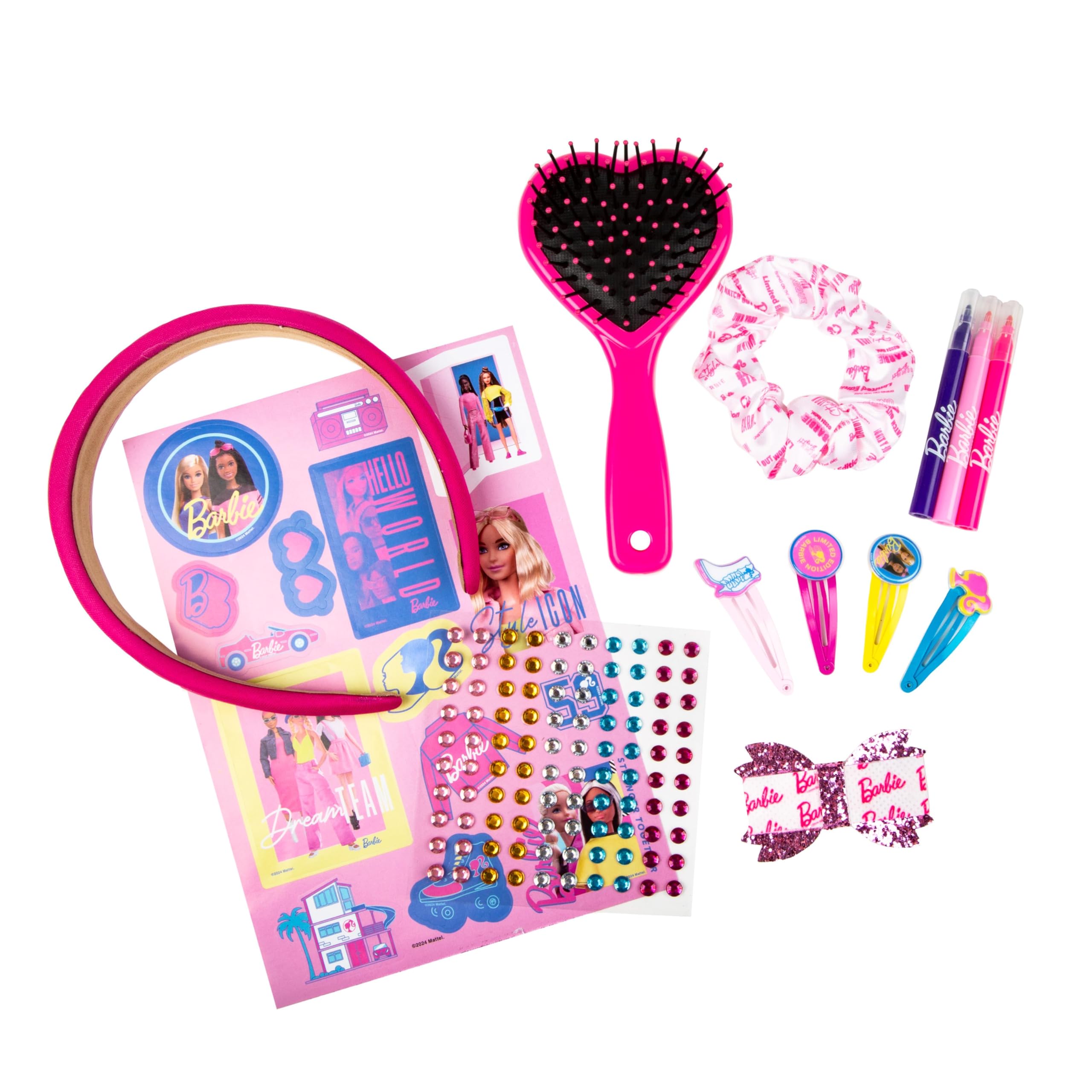 Cadeau Fille 3 Ans Coffret Barbie 15 Pièces Bijoux Et Accessoires Coiffure - Pour Enfants Dès 3 Ans Bijoux Sans Perçage Cadeau Fille 3 Ans Coffret Barbie 15 Pièces Bijoux Et Accessoires Coiffure - Pour Enfants Dès 3 Ans Bijoux Sans Perçage