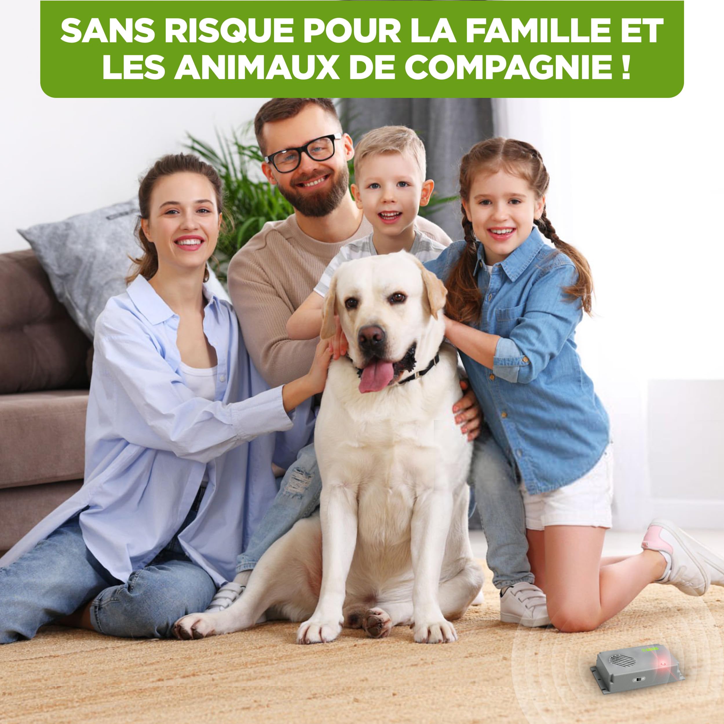 ISOTRONIC Répulsif ultrasons souris et rats – Anti-nuisibles pour grenier, cave, garage et jardin – Protection efficace sans poison ni piège – Portée de 40 m² – Lot de 3 unités – Intérieur & extérieur