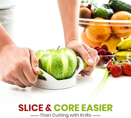 Miniatura 2 de Utopia Kitchen - Apple Corer and Slicer- Fruit Cutter - Apple Divider - Wedger - Stainless Steel Slicer for Fruits - Vegetables- Ergonomic Handle-