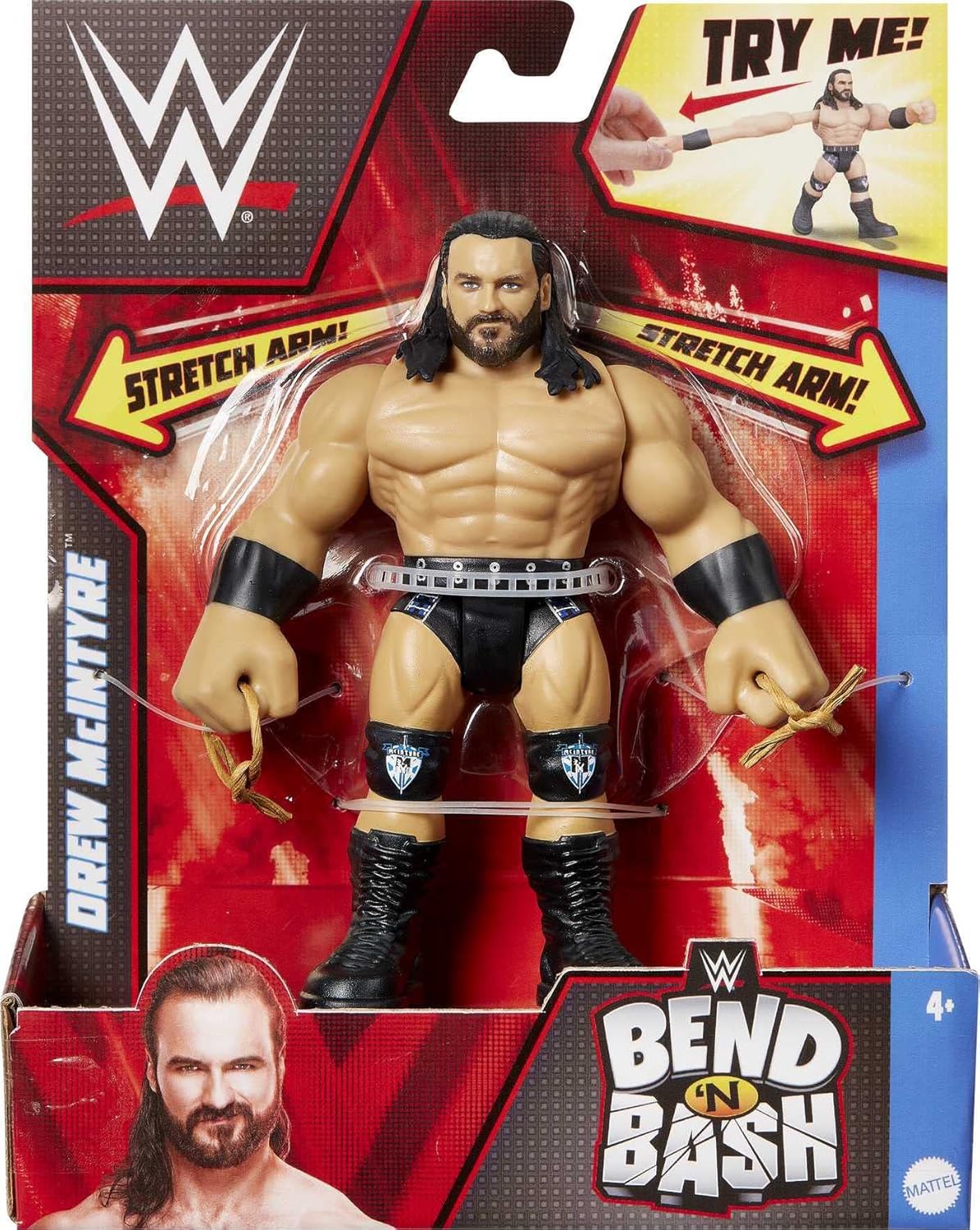 ​​WWE Basic Action Figures, Posable 5.5-inch Collectible for Ages 6 Years Old & Up