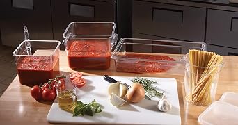 Cambro 12SFSCW135 Cambro Square Container 12 Quart Capacity، Clear (Pack of 6)
