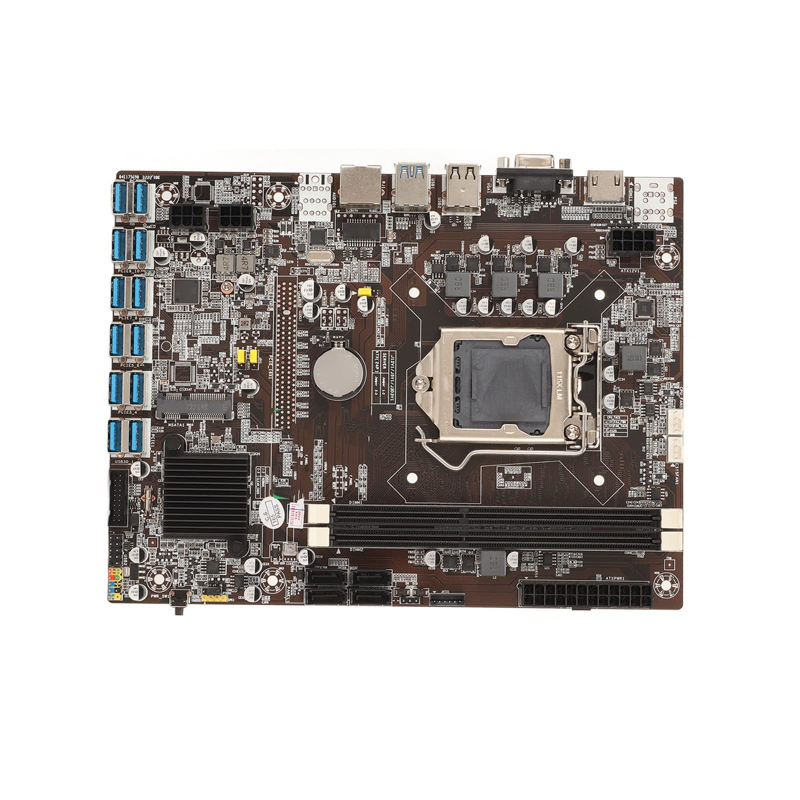 Płyta Główna do Gier, Mining Mainboard, Płyta Główna Komputera DDR3, 12 Interfejs USB 3.0, Interfejs Multimedialny HD Podwójne Wyjście Płyty Głównej do Komputerów Stacjonarnych