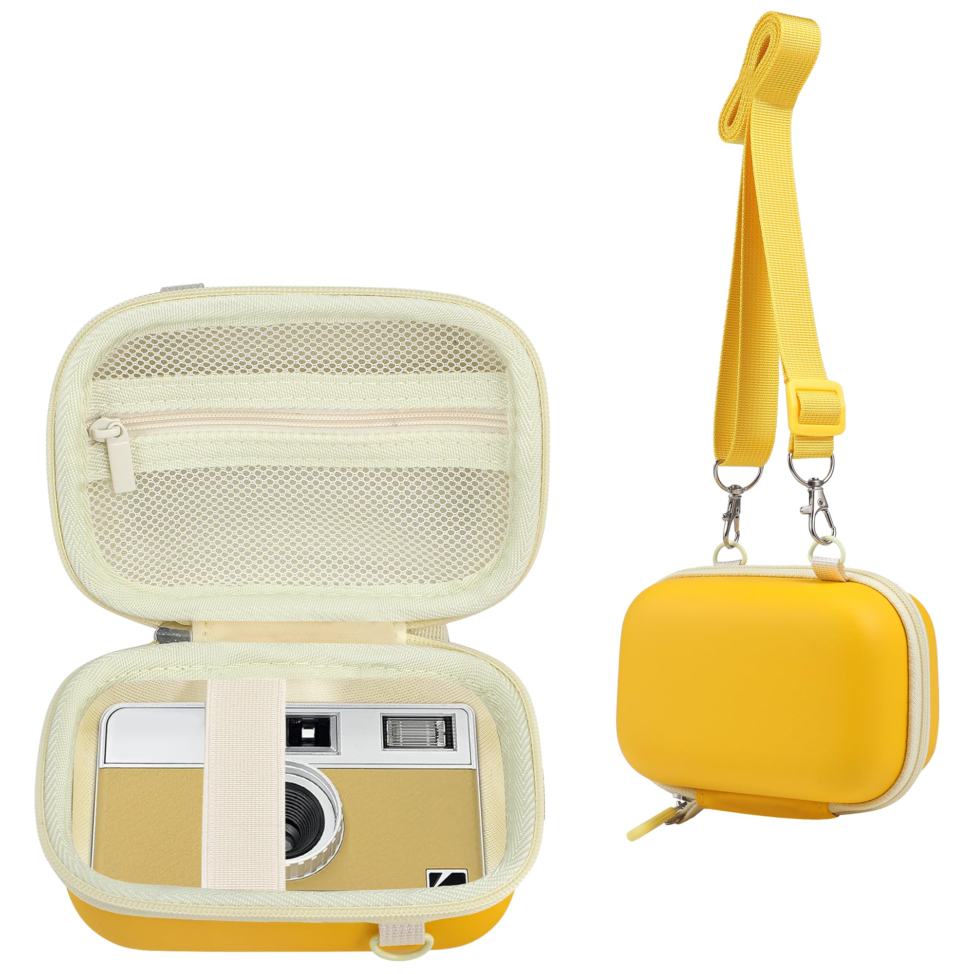 Leayjeen Hard EVA Case for KODAK EKTAR H35 H35N Film Camera - Yellow