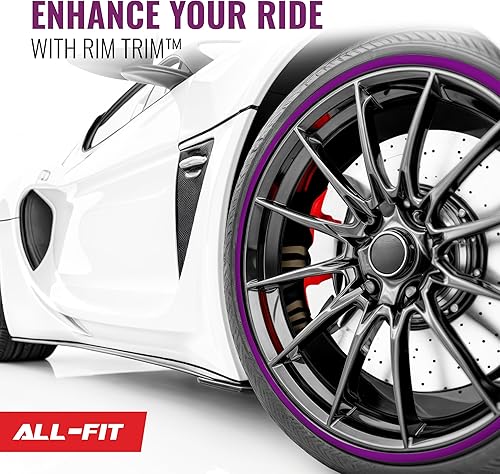Vista 42 de All-Fit - Tiras de protección para llanta, para prevención de rozaduras, ajuste universal Negro