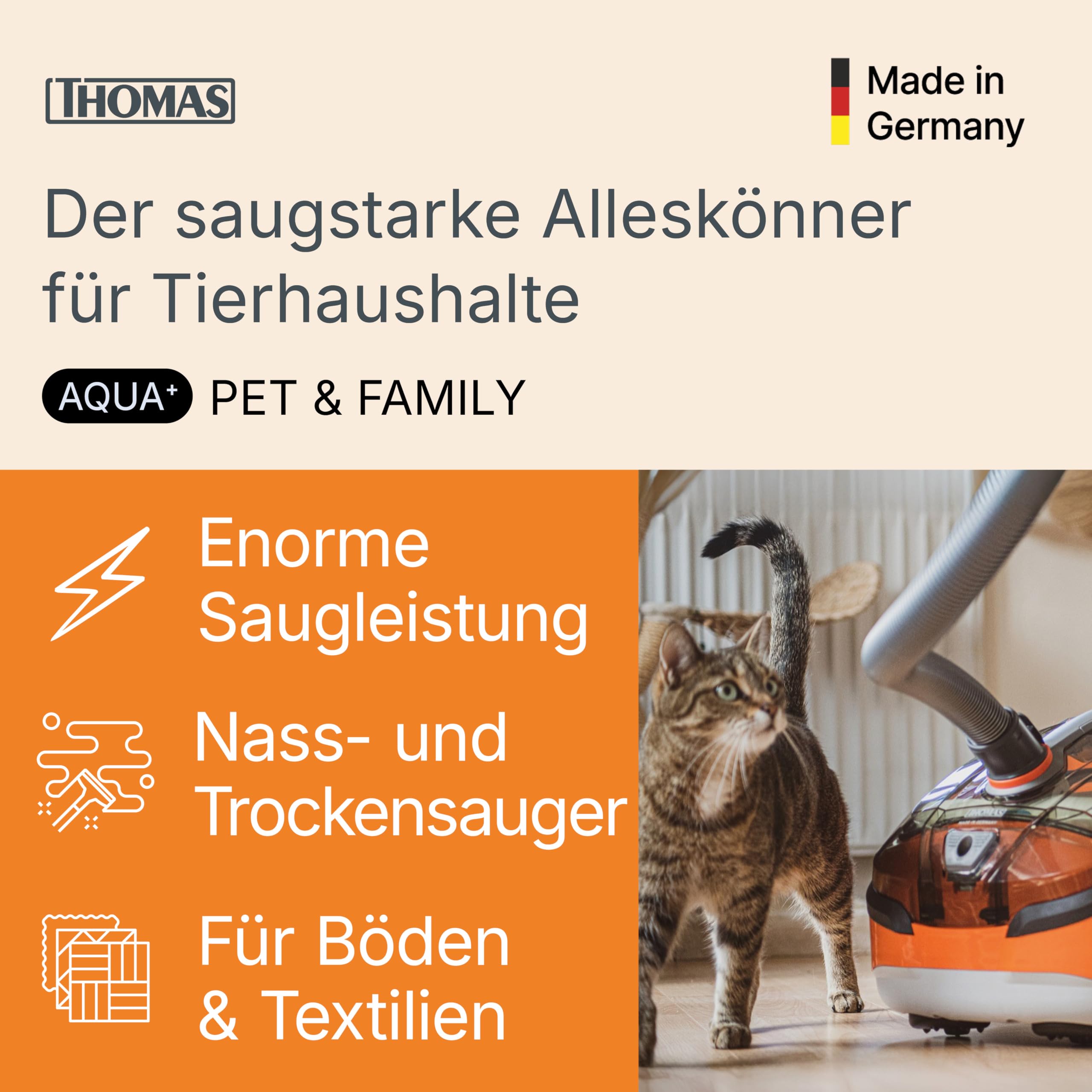 Thomas AQUA+ PET & FAMILY Aspirapolvere