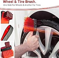 Vista 3 de Adam's Detailing Wheel Brush Bundle - Car Cleaning Brushes for Wheel & Tire Cleaners Includes Adam's Wheel & Tire Brush, Lug Nut Brush & Large