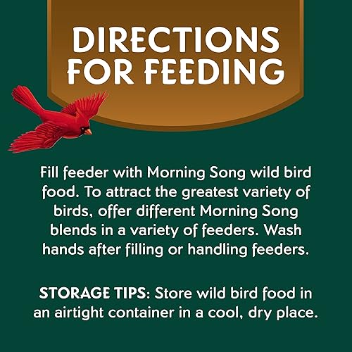Miniatura 8 de Morning Song Sunflower Hearts & Chips - Alimento para pájaros silvestres, sin ensuciar, semillas de girasol para pájaros, bolsa de 5.5 libras