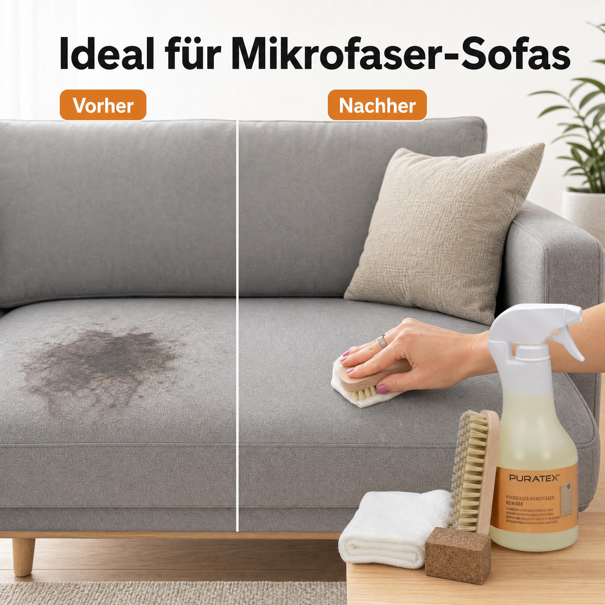 Mikrofaser Reinigungs-Set, 500 ml