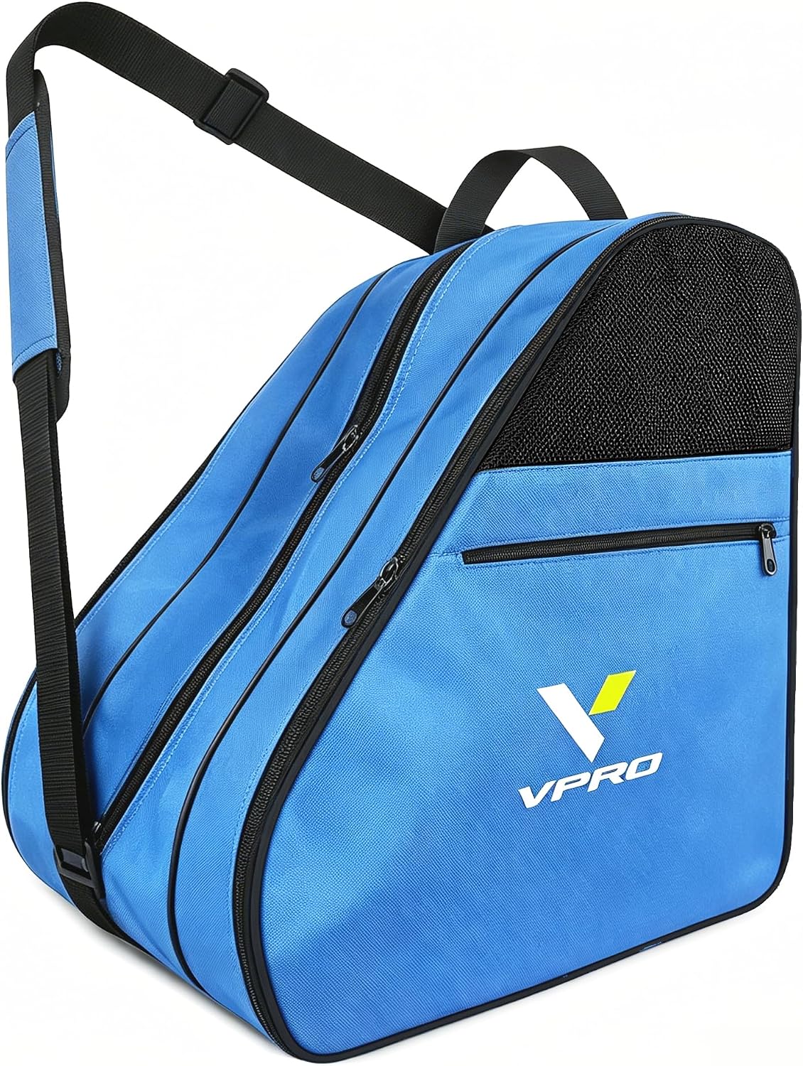 VPRO Ice & Inline Skate Bag - Large Capacity Roller Skate Bag for Roller Skates, Ice Skates, Rollerblade, Ice Hockey Skate for Kids and Adults