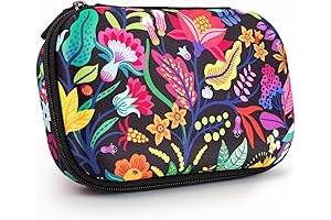 ZIPIT Flower Power Pencil Box for Women
