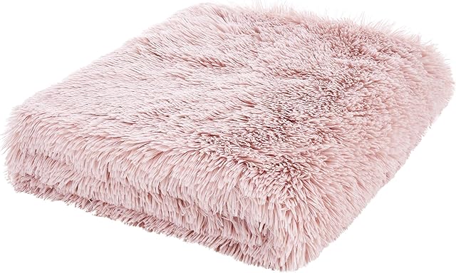 Catherine Lansfield Cuddly 150 x 200 cm Throw Blush
