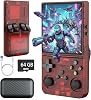 Upgrade S600 Retro Gaming Console, Anti-Slip Patterns Retro Handheld Game Console, 4.0 Inch 720x720 IPS Screen and 18,000+ Classic Games Retro Game Console for Gaming/Playdate/Party/Gift, Red 64G