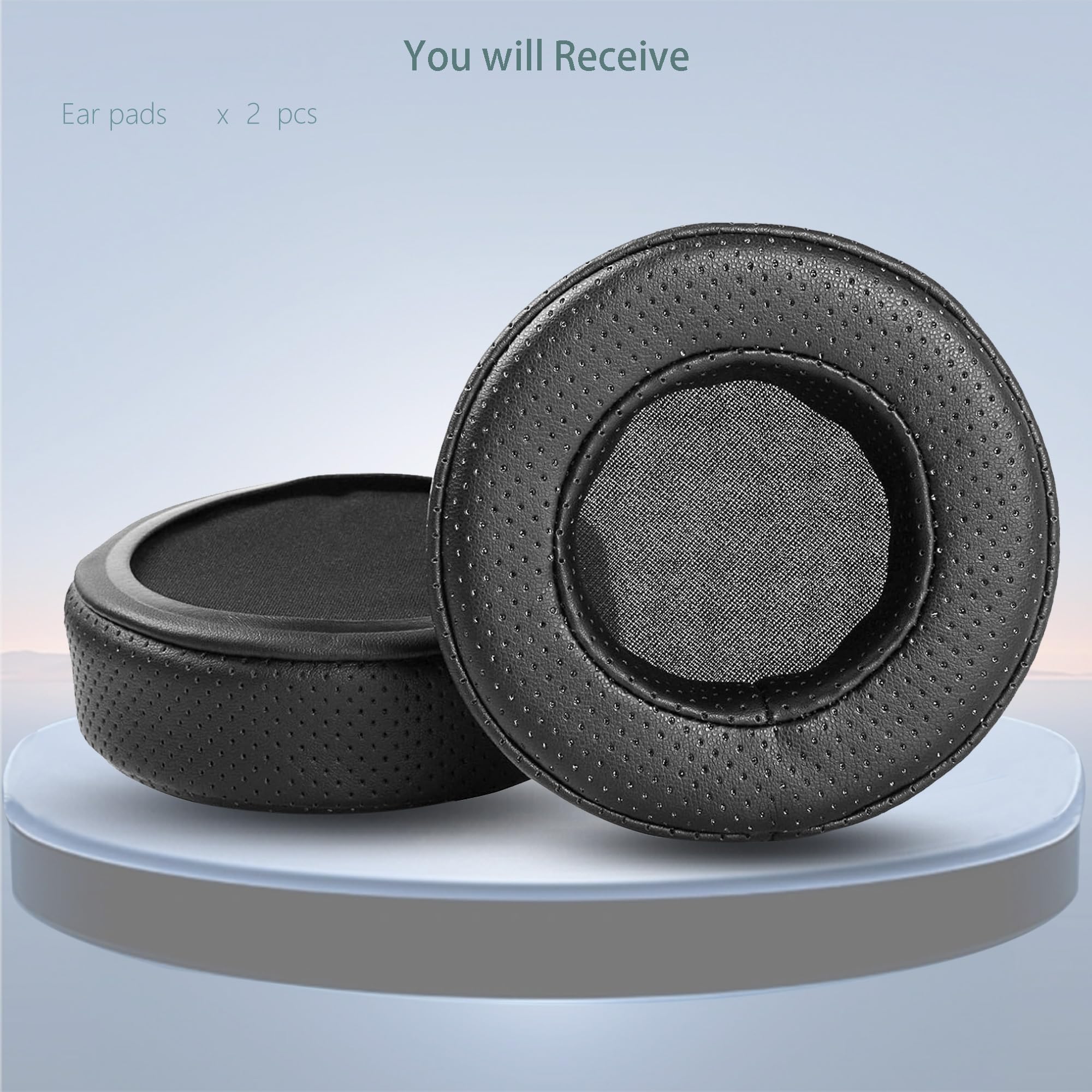 Coussinets De Rechange En Mousse Mémoire Pour Casques Pioneer HDJ-X5/X7/X10 - Noir Confortable