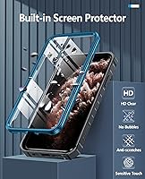 Vista 5 de FNTCASE Funda para iPhone 11 Pro-Max Fundas protectoras resistentes a prueba de golpes con soporte - Resistente doble capa de grado militar a prueba