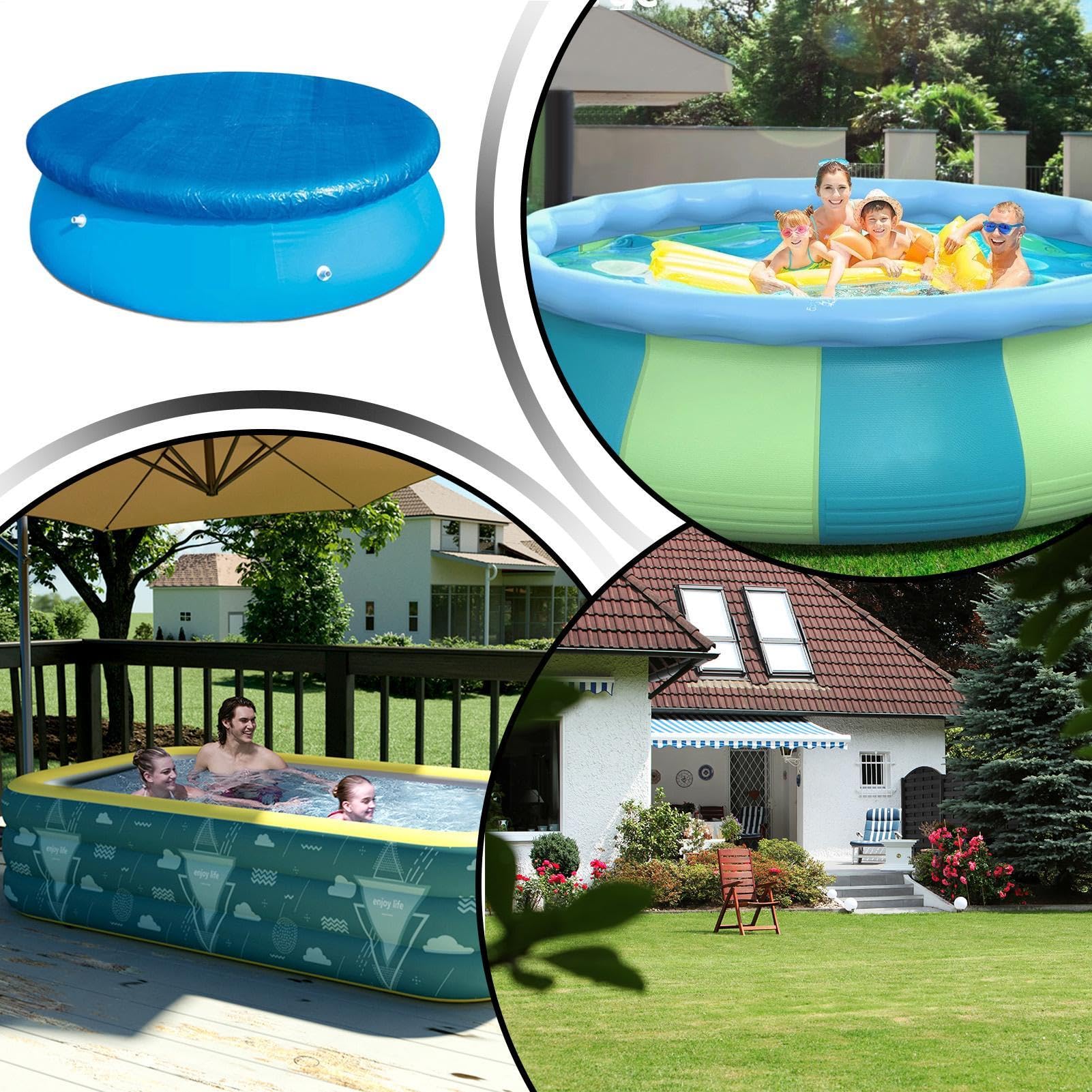 Copertura gonfiabile per piscina rotonda esterna antipolvere coperta