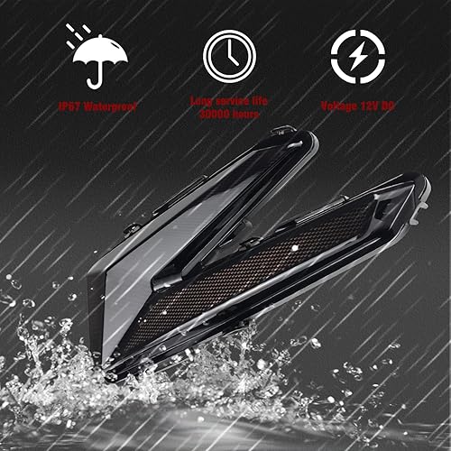 Miniatura 4 de CPOWACE Luces traseras negras de freno traseras compatibles con Can-Am Maverick X3 Max XDS XRS X DS RS RC MR Turbo R RR 2017-2022, montaje de luz