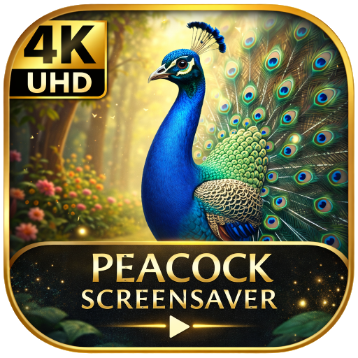 Peacock for Fire TV – Screensaver Peaceful ambience