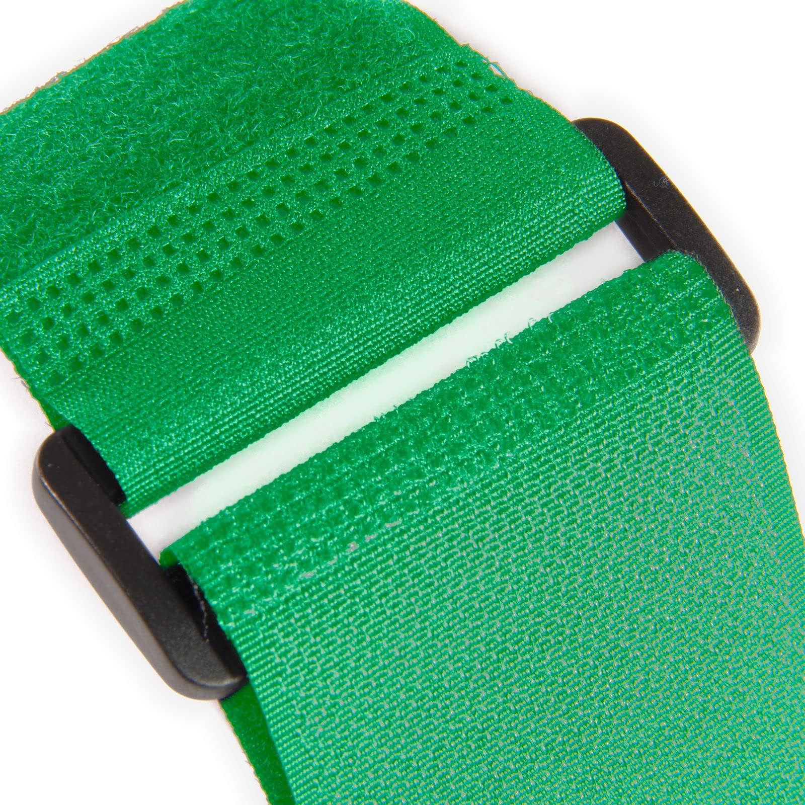 Schlauchland 100x Kabelbinder Klett grün 2x40 cm *** Klettverschluss *** Große Auswahl 1/2/3/5cm ** 10-300cm ** 5 Farben ** 1/10/100er Packs
