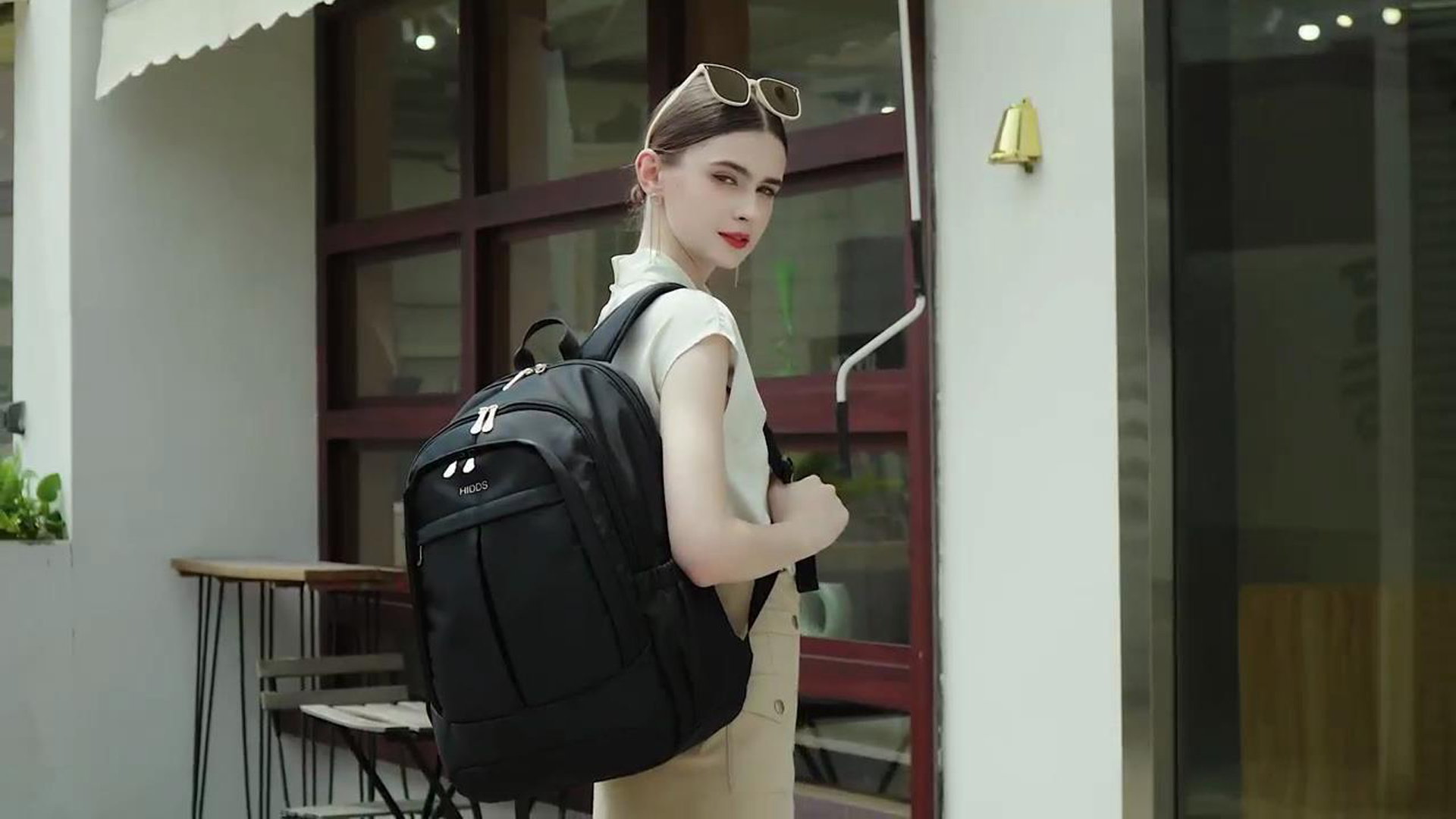 Mochila Para Laptop De 15.6 Pulgadas, Mochila De Viaje Para Laptop, Con Puerto Carga Usb, Ideal Para Negocios, Mejor Mochila Para Escolar, Antirrobo Matein 1007 Color Negro