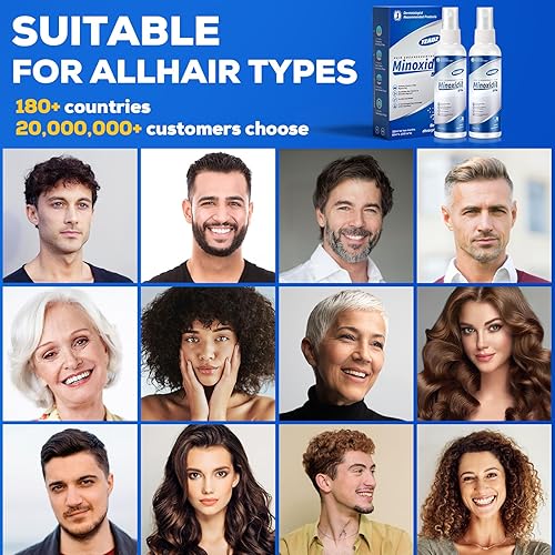 Miniatura 6 de 5% de minoxidil para hombres y mujeres, productos de crecimiento del cabello minoxidil, suero intenso para el crecimiento del cabello, puede