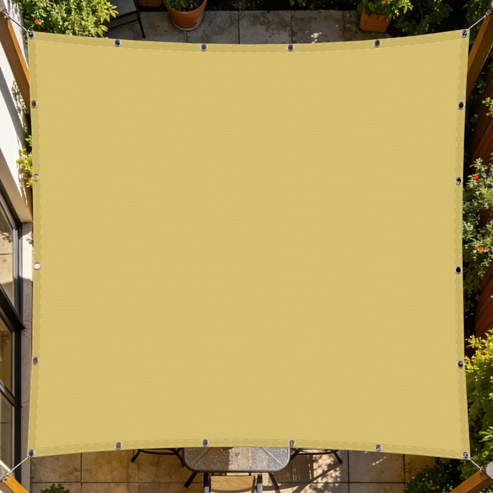 Voile d'ombrage imperméable 180 x 300 cm : créez un coin de fraîcheur design dans votre jardin