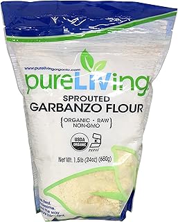 Pure Living Sprouted Garbanzo Bean Flour - 1.5 lbs