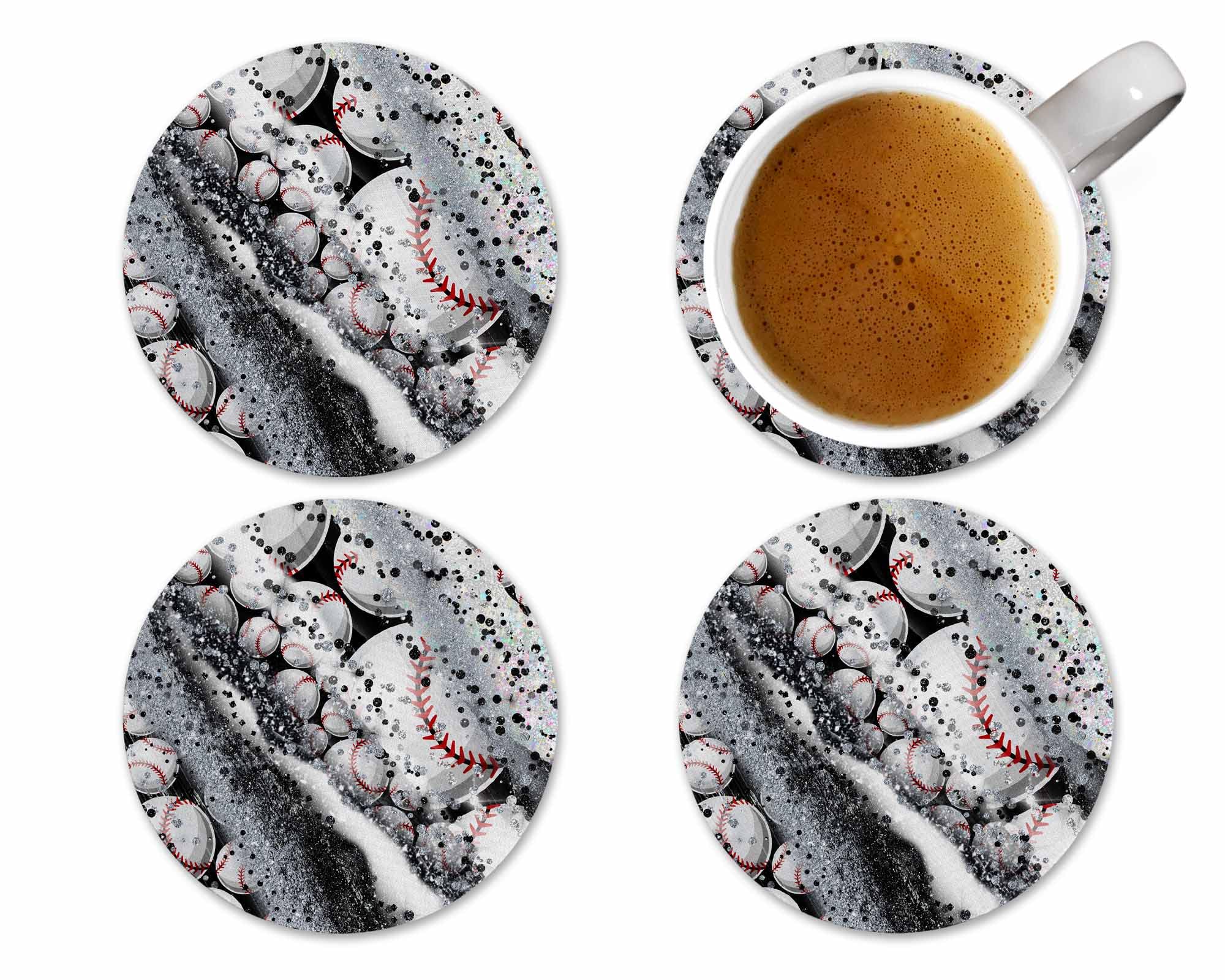 The Painted Pug Milky Way Neoprene Coasters