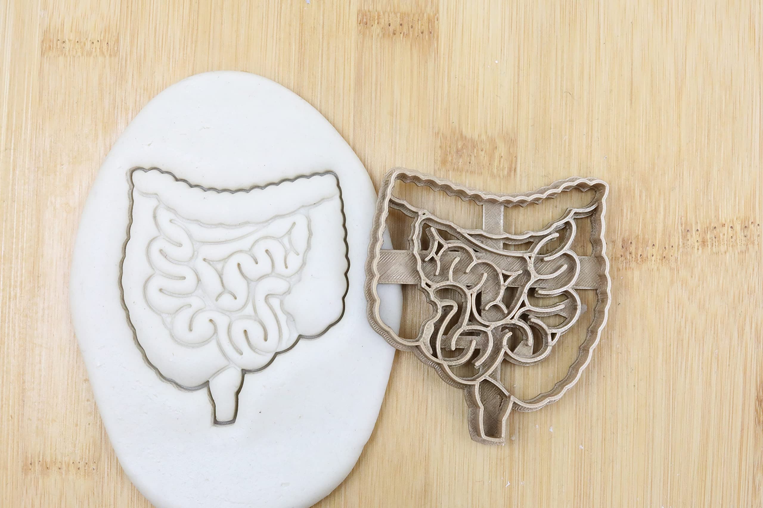Organ Set(9st) Gehirn/Lunge/Niere/Herz/Darm/Pankreas/Leber/Magen/Gebärmutter Cookie Cutter Fondant Keksstempel/Ausstechform Keksausstecher Plätzchen ca. 8cm