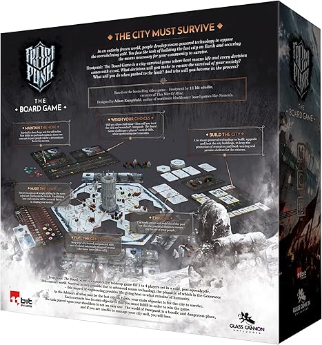 Miniatura 6 de Rebel Frostpunk The Board Game Resources Expansion  Juego de supervivencia posapocalíptico  Juego de estrategia de ciencia ficción para adultos  A