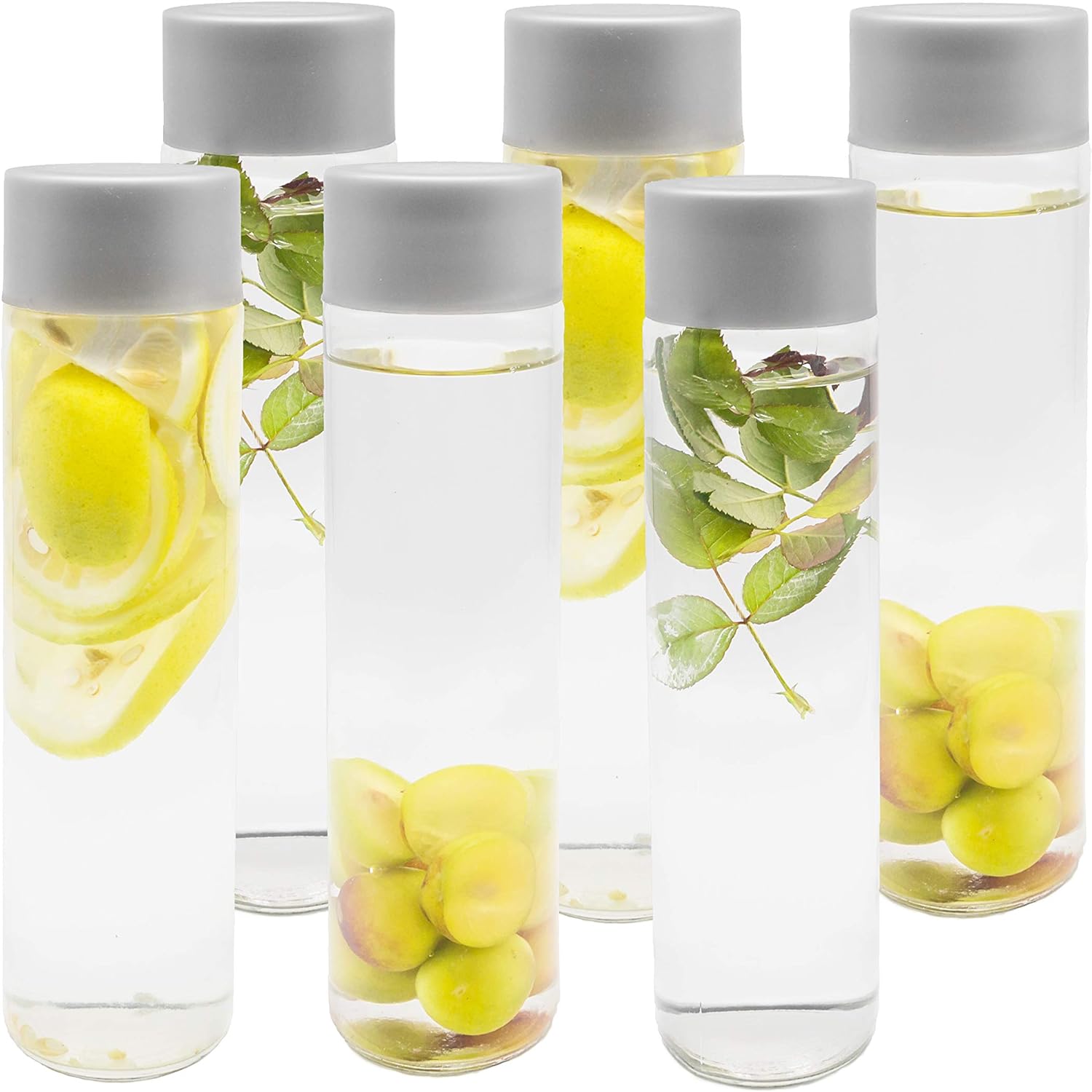 17oz 500 ml Glass Water Bottles for Beverages and Juicer, Glass Juice