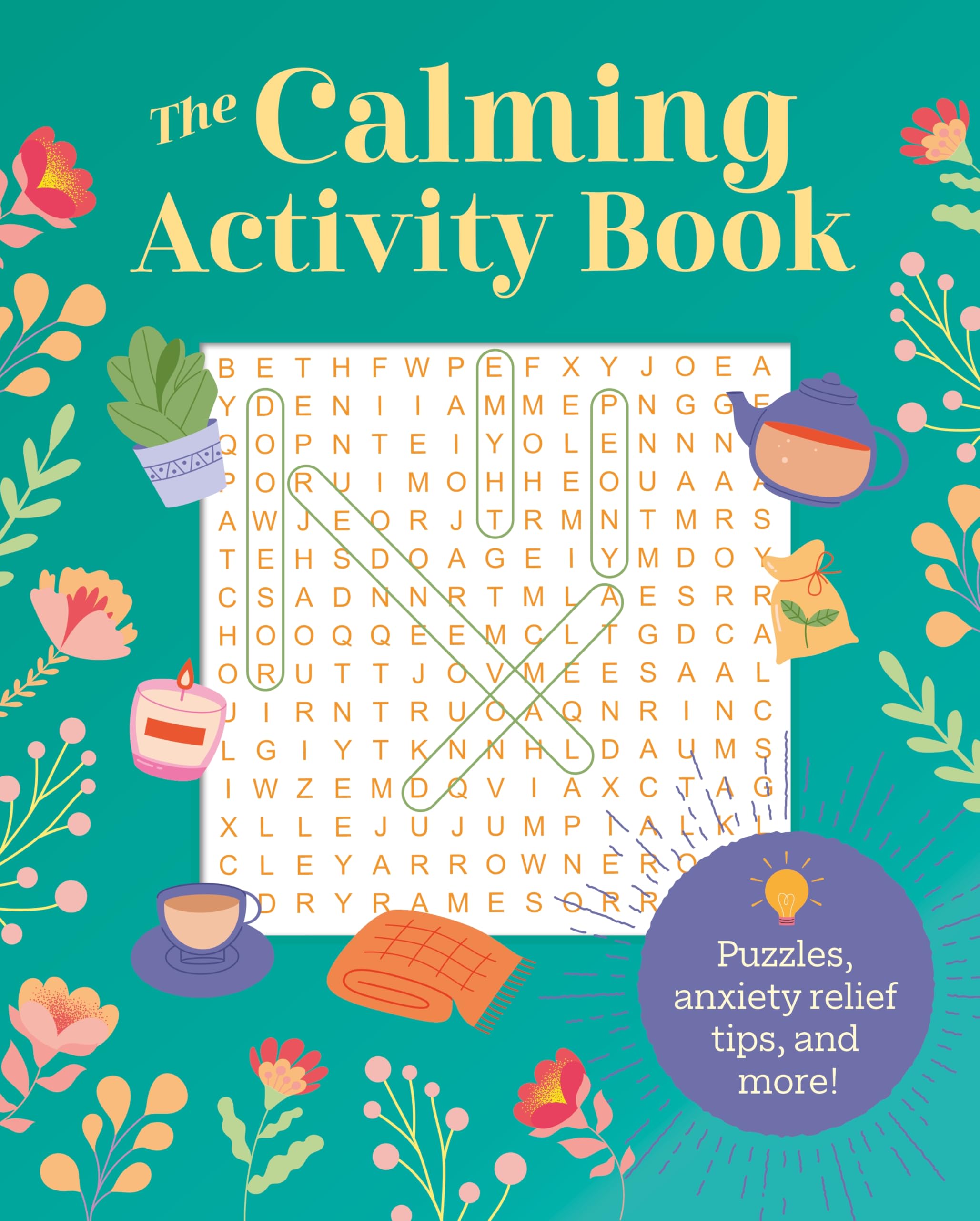The Calming Activity Book by Eric Saunders PAPERBACK 9781398858459