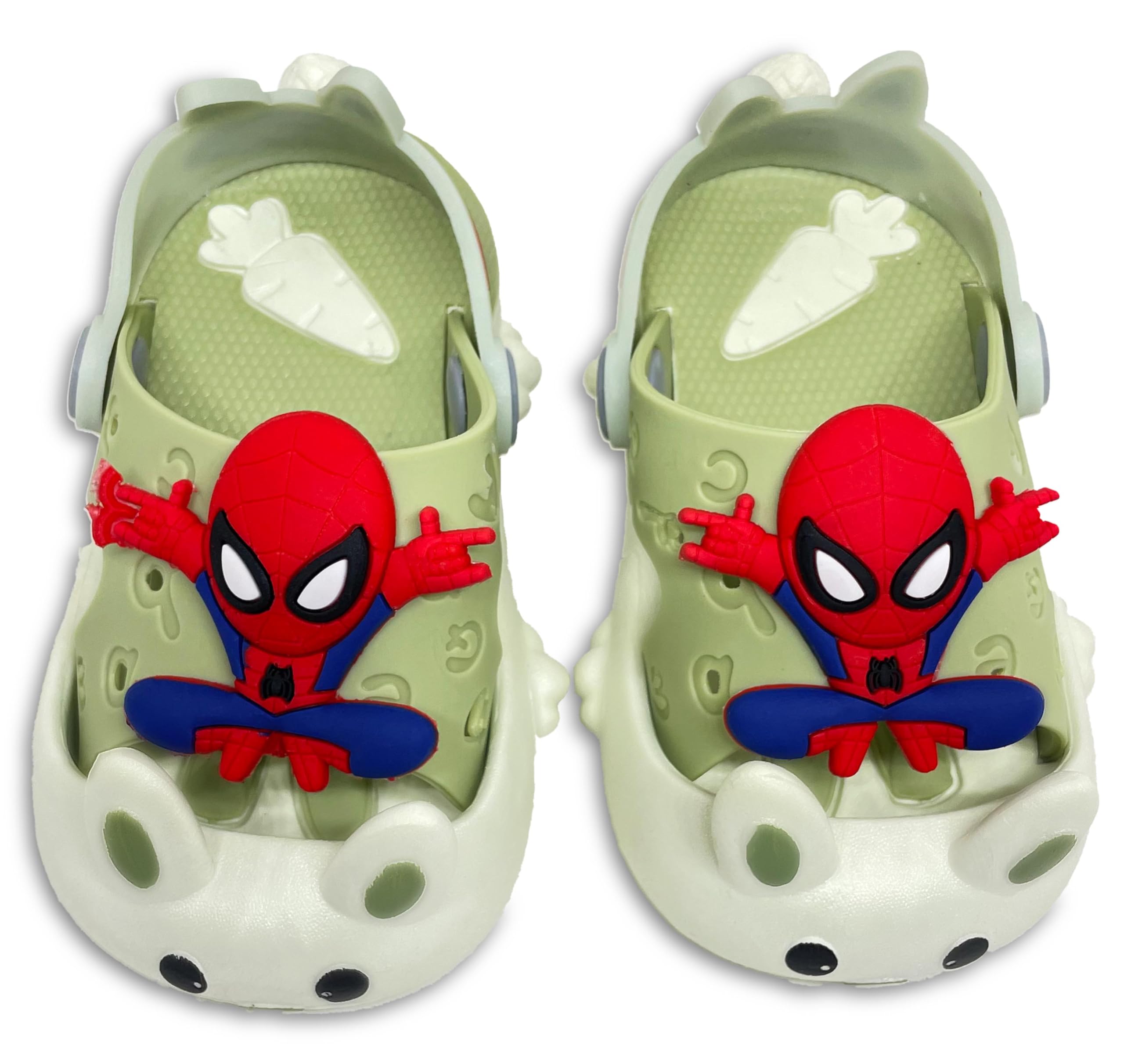 FASMANIA Superhero Themed Unisex Infant Clogs, Kids Clogs (Green, UK Footwear Size System, Little Kid, Age, Medium, 4 Years) (B0DHP3BFK9) Amazon Price History, Amazon Price Tracker