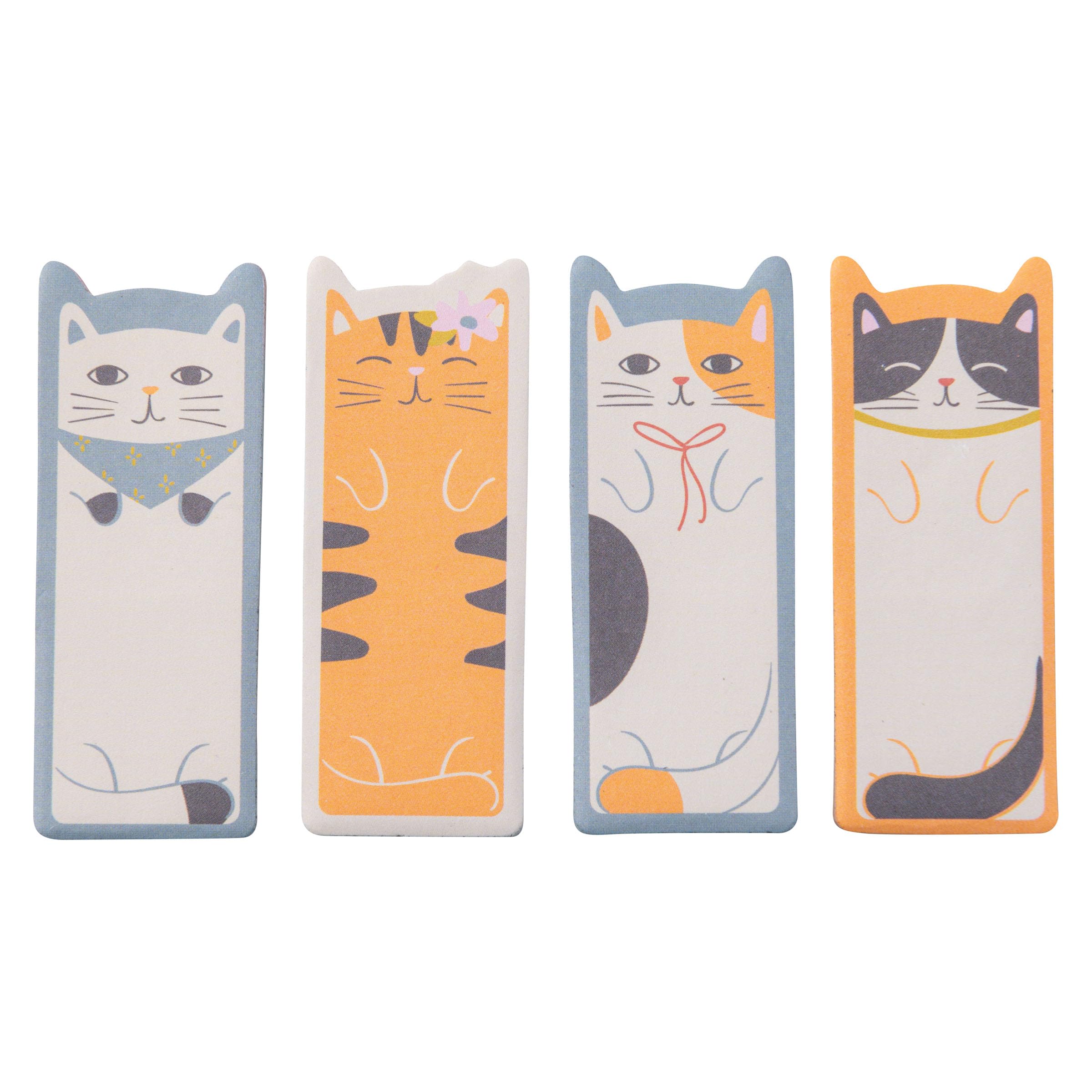 Karma, 100 selbstklebende Papier-Tabs, niedliche Seitenmarkierer, Haftindex-Tabs, bunte Anmerkungen, Klebe-Tabs, Katze