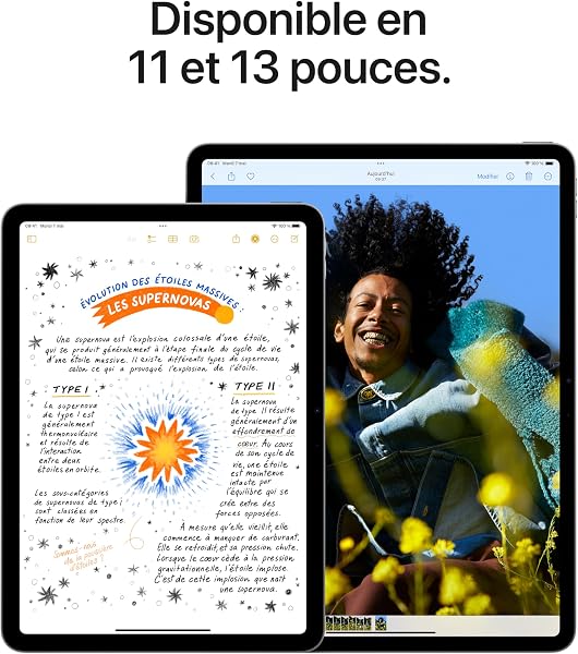 Apple iPad Air 11-inch (M2): Liquid Retina display, 128GB, Landscape 12MP Front Camera/12MP Back Camera, Wi-Fi 6E, Touch ID, All-Day Battery Life - Space Grey - 3