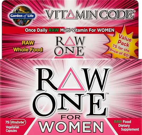 Garden Of Life Código de Vitamina Uno crudo para mujeres 75 unidades