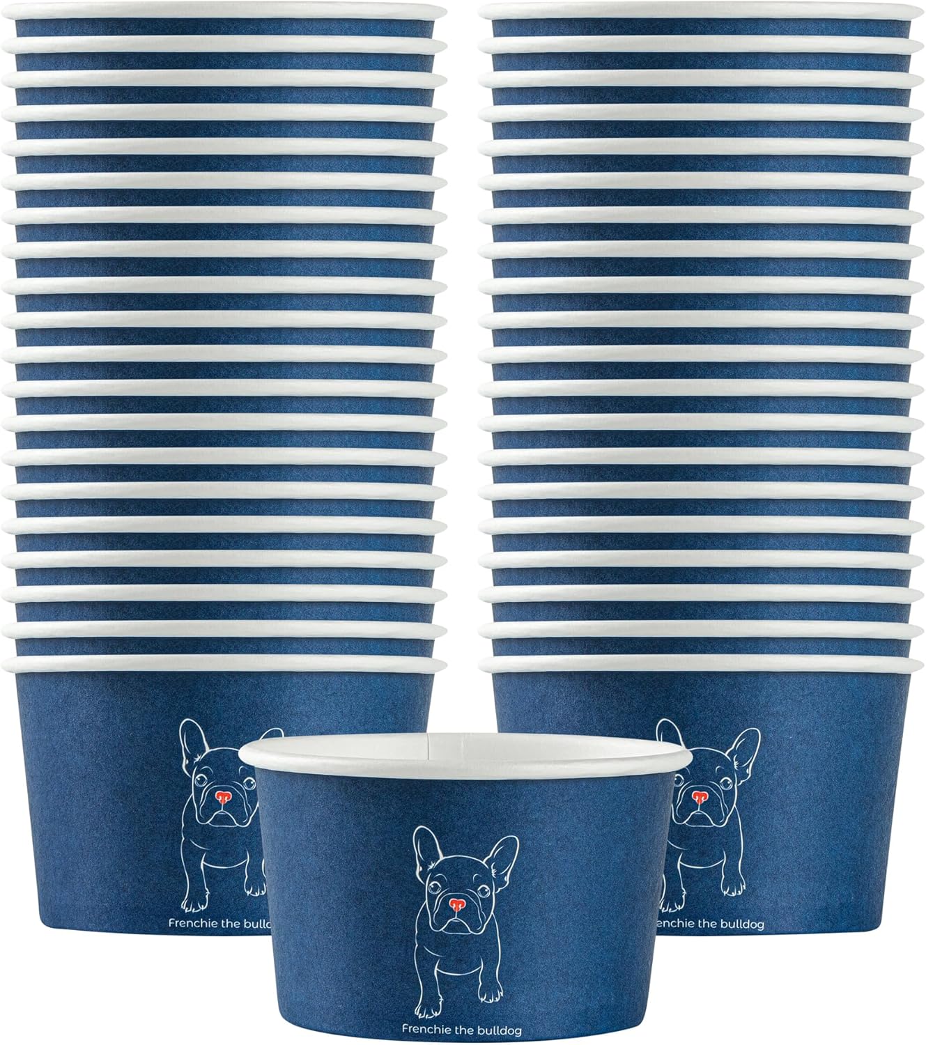 Coppetta 5 Ounce Dessert Cups, 200 Disposable Ice Cream Cups - Lids Sold Separately, Sturdy, Frenchie Paper FroYo Bowls, For Hot And Cold Foods, Perfect For Gelato Or Mousse - Restaurantware